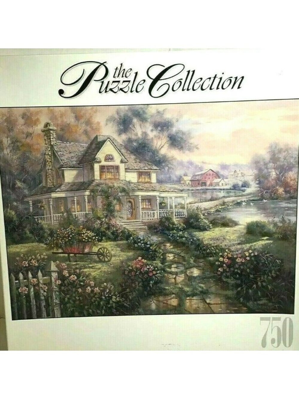 Puzzle RoseArt A Country Welcome The Puzzle Collection 750 Pc Sealed Scenery